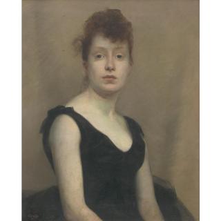 Paul Peel - Portrait Of A Girl