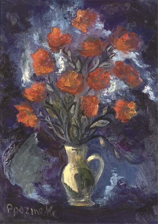 Paul Permeke - A Still Life With Carnations