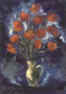 Paul Permeke - A Still Life With Carnations