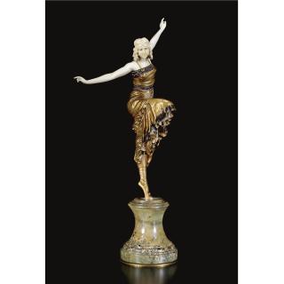 Paul Philippe - \'Russian Dancer\': A Bronze And Ivory Figure