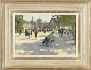 Paul Rafferty - \'In The Shade, Tuileries Gardens\'