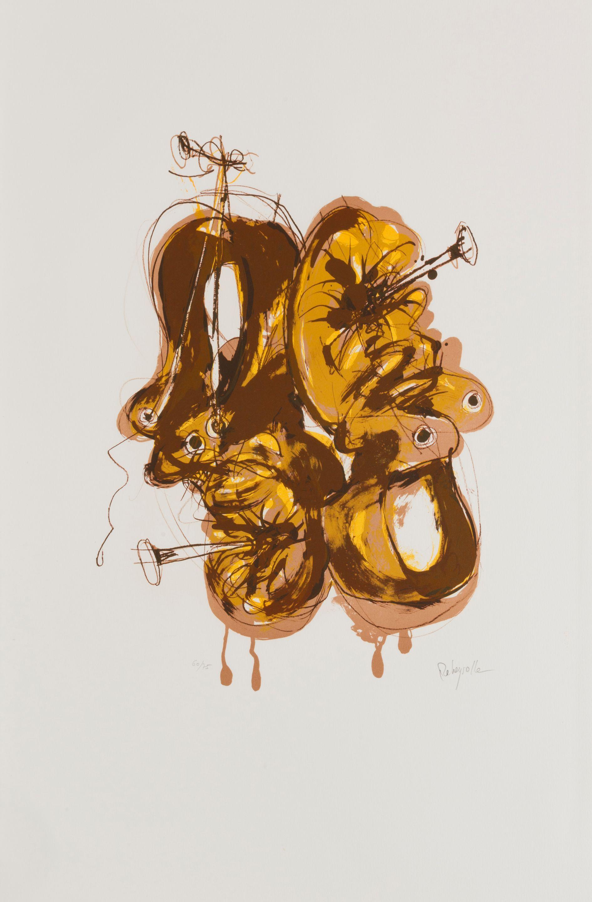 Paul Rebeyrolle - La fuite impossible, 1982