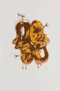 Paul Rebeyrolle - La fuite impossible, 1982