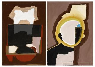 Paul Reichle - 2 Papierarbeiten