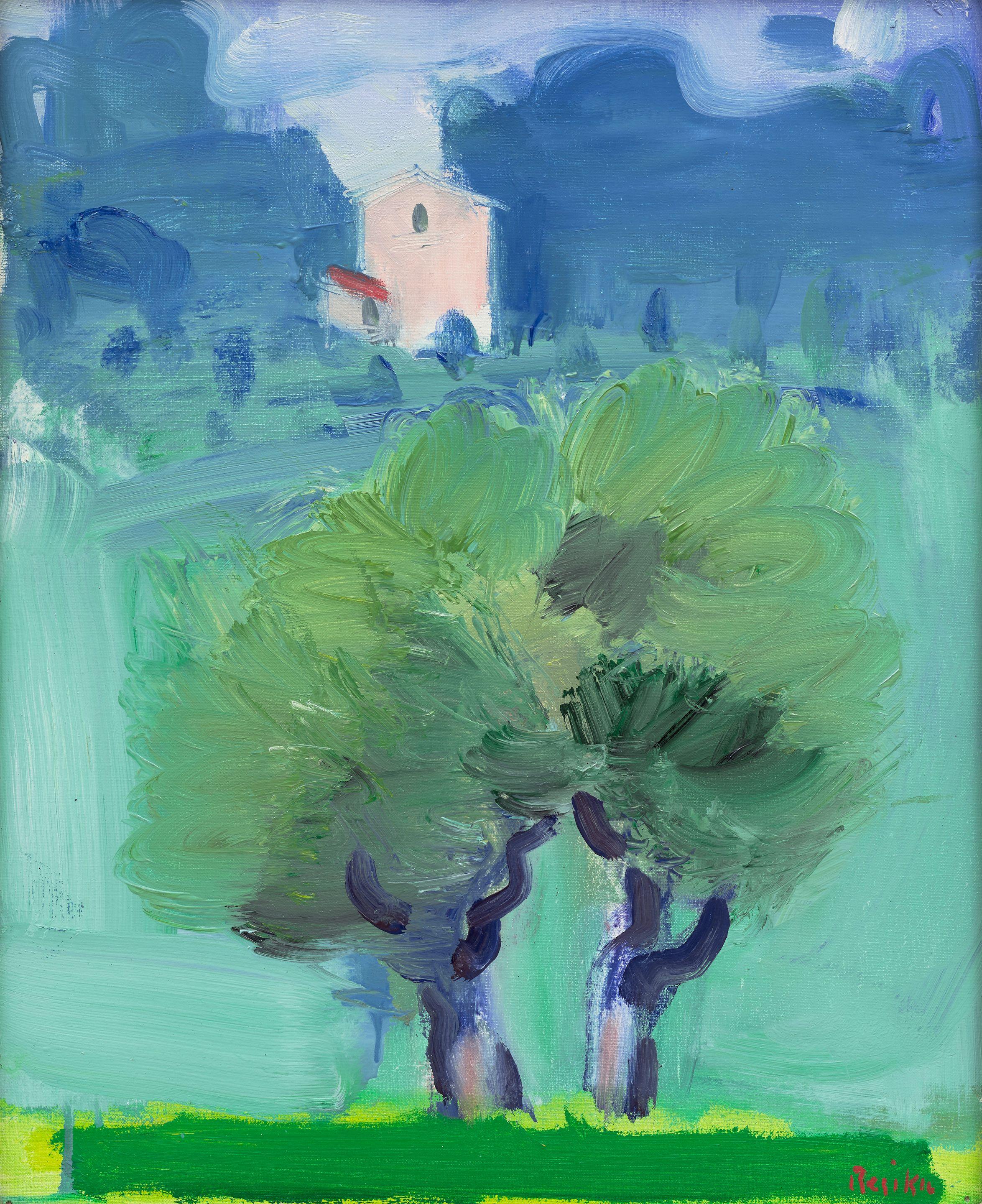 Paul Resika - Olive Trees