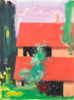 Paul Resika - Violet Sky, Seillans