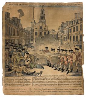 Paul Revere - The Bloody Massacre (Brigham, Plate 14)