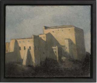 Paul Riley - A monastery in the afternoon sun, Mallorca