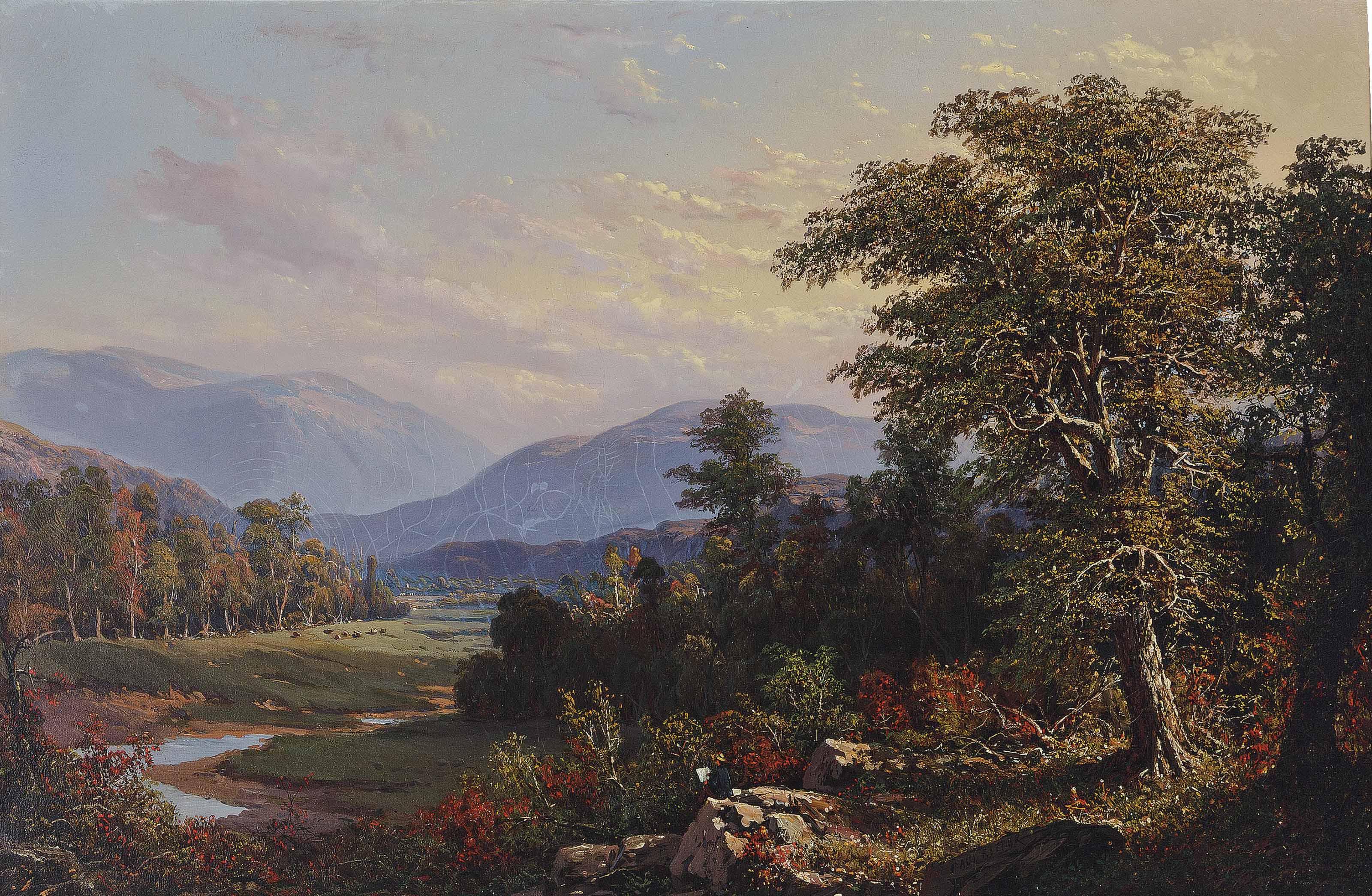 Paul Ritter - Valley In The White Mountains, New Hampshire