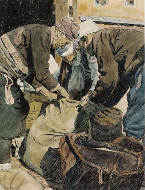 Paul Sain - Preparing spices for market