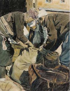 Paul Sain - Preparing spices for market