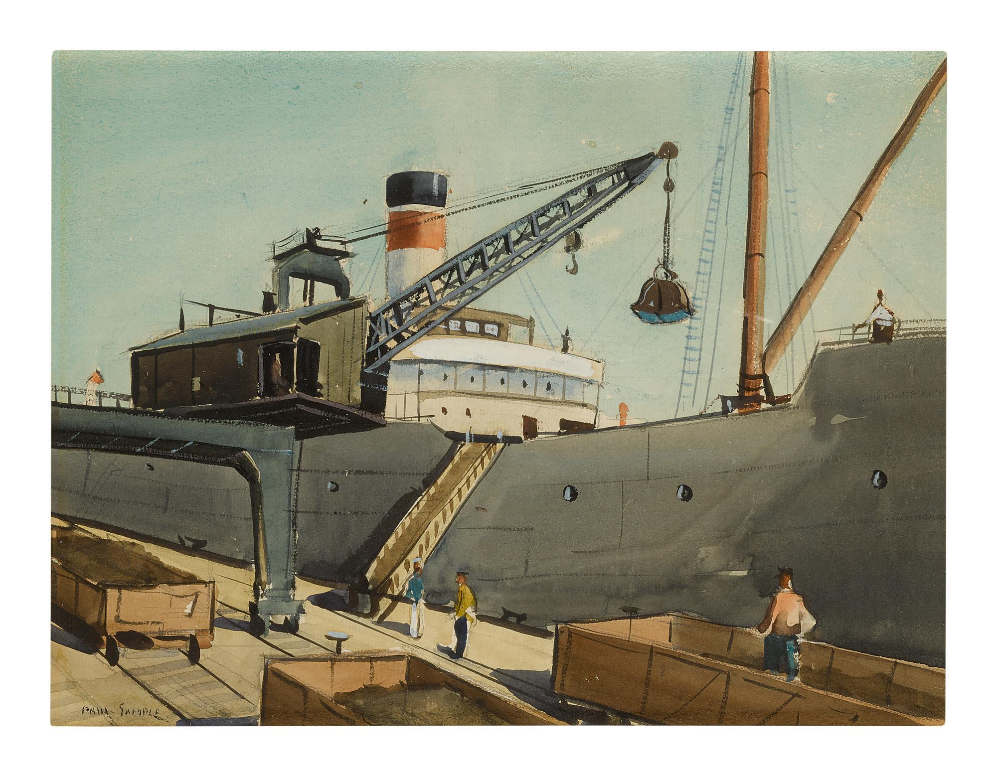 Paul Sample - Iron Ore Derrick, Pennsylvania