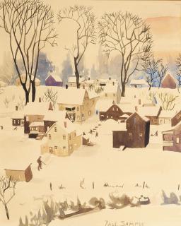 Paul Sample - Winter Scene