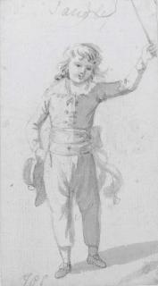 Paul Sandby, R.A. - Boy With A Whip