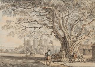 Paul Sandby R.A. - Lea Castle, Ireland