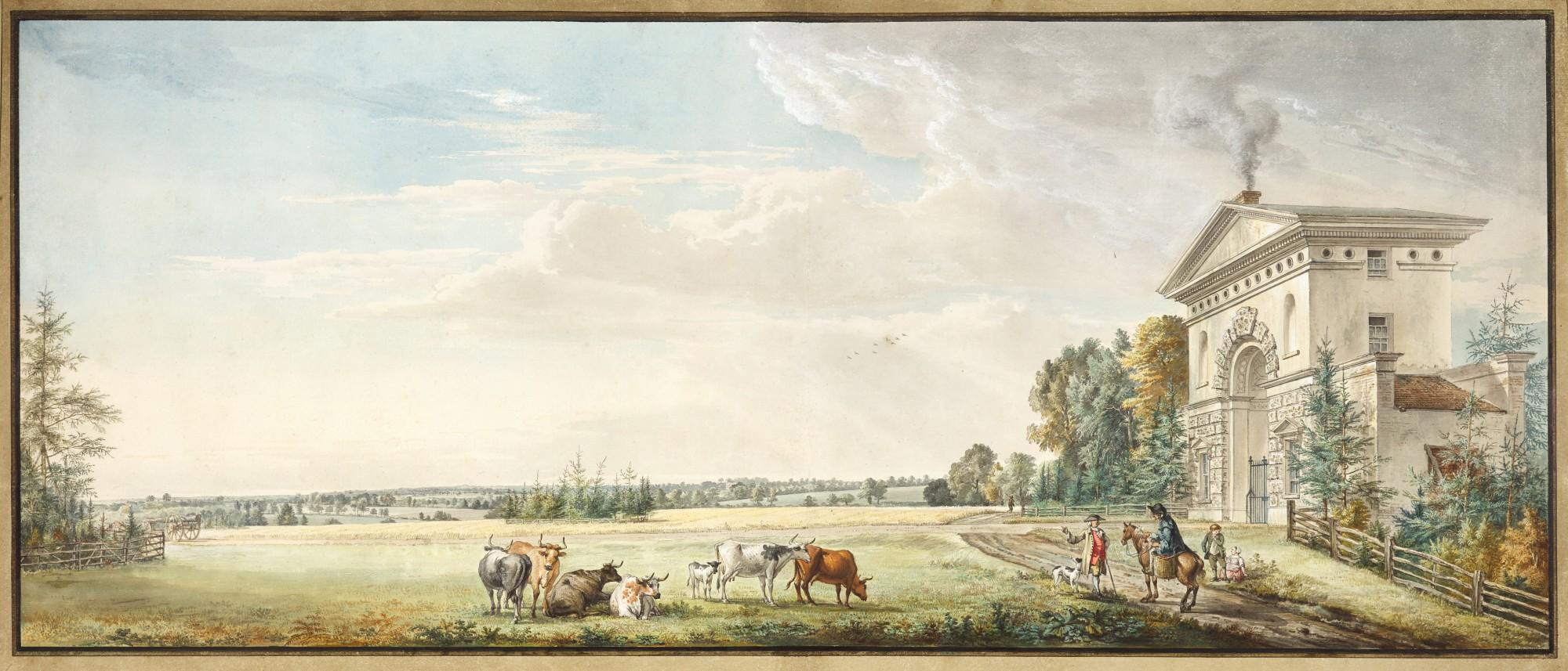 Paul Sandby, R.A. - Luton Park, Bedfordshire