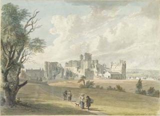 Paul Sandby, R.A. - Middleham Castle, Yorkshire