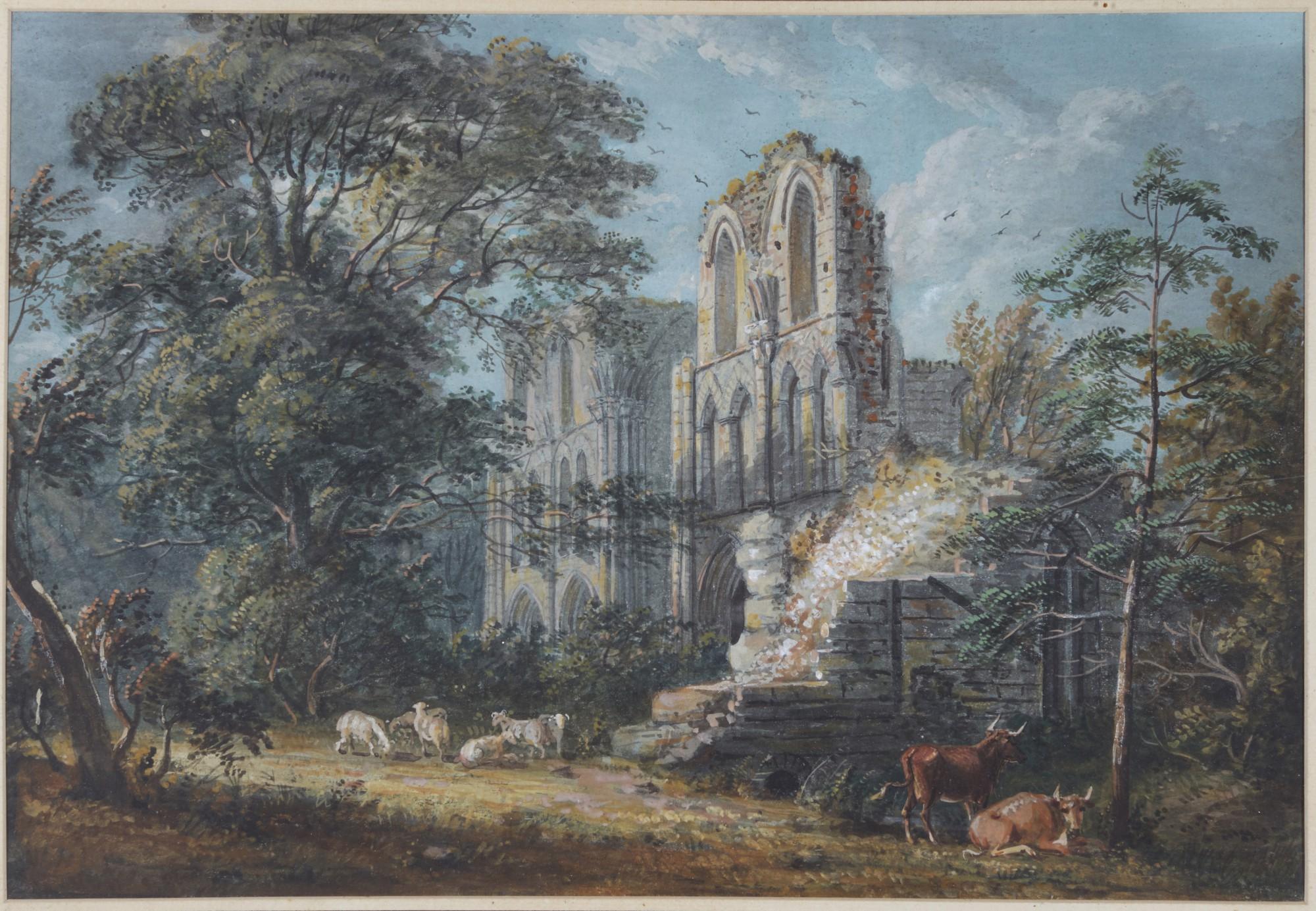 Paul Sandby, R.A. - Roche Abbey, Yorkshire