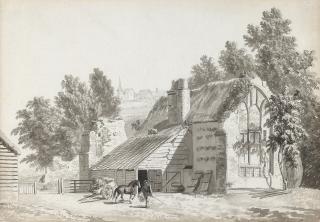 Paul Sandby R.A. - Saint James\'s Chapel, near Lewes