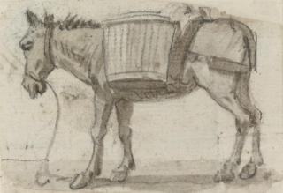 Paul Sandby, R.A. - Study Of A Donkey