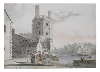 Paul Sandby, R.A. - The Eagle Tower, Caernarfon Castle, North Wales