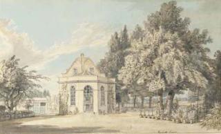 Paul Sandby, R.A. - View of Rackett Lodge, Wandsworth, London