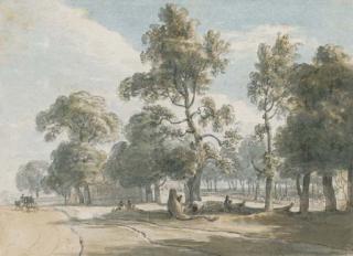 Paul Sandby, R.A. - View of the Powder Magazine in Hyde Park