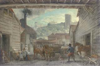 Paul Sandby, R.A. - Windsor Castle From Isherwood\'S Brewhouse, Datchet Lane, Windsor