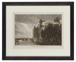Paul Sandby, R.A. - Windsor Terrass looking Eastward; and Windsor Terrass looking Westward