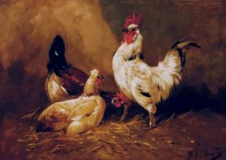 Paul Schouten - Rooster and Hens