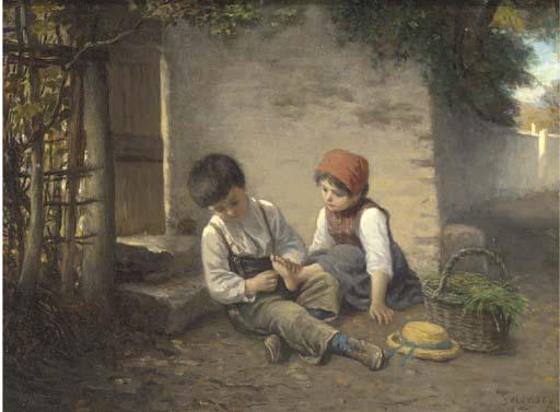 Paul Seignac - Helping little sister