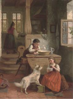 Paul Seignac - Preparing dessert