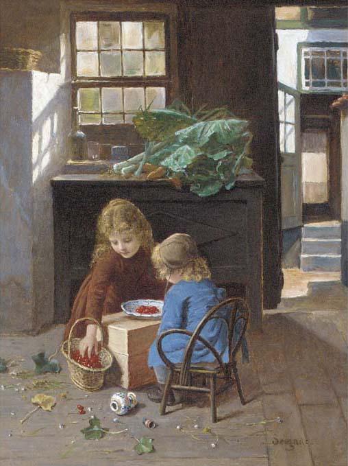 Paul Seignac - The plate of cherries