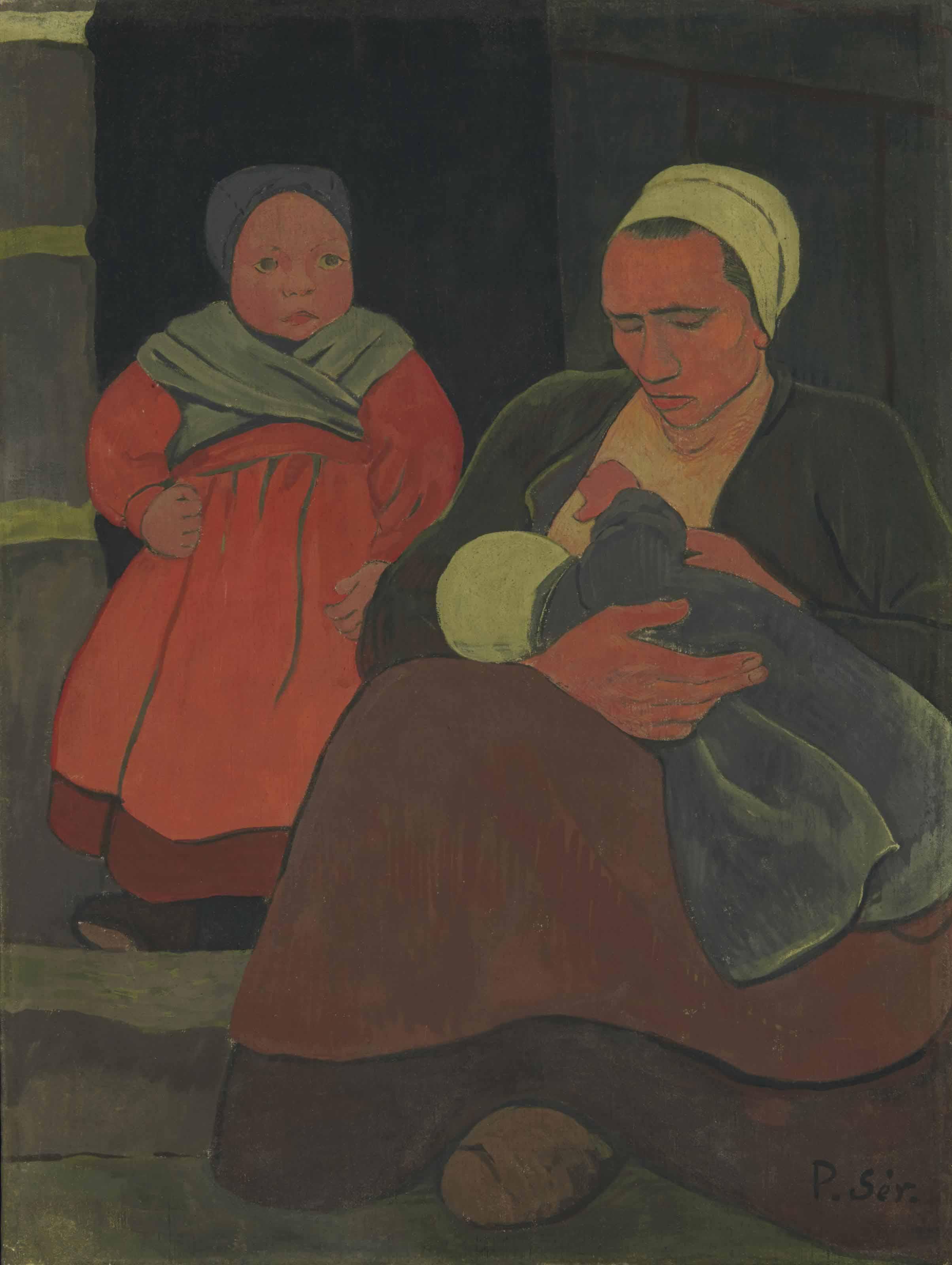Bretonne Allaitant by Paul Sérusier Art.Salon