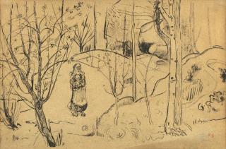 Paul Sérusier - Femme en forêt