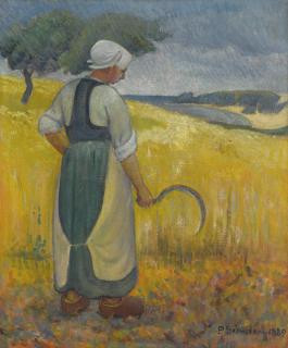 Paul Sérusier - Jeune Bretonne À La Faucille
