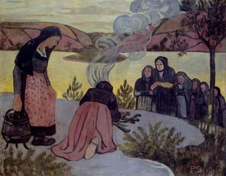 Paul Serusier - Le feu dehors ou Les Mammau