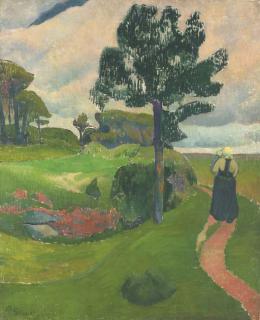 Paul Sérusier - Mère et enfant dans un paysage breton