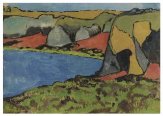Paul Sérusier - Paysage Breton, La Petite Anse, Circa 1889-90