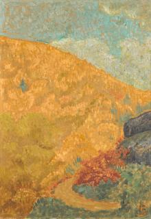 Paul Sérusier - Paysage D’Automne À Châteauneuf