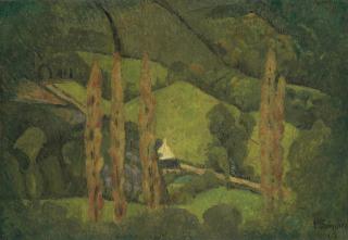 Paul Sérusier - Paysage vert, Vallée de Châteauneuf