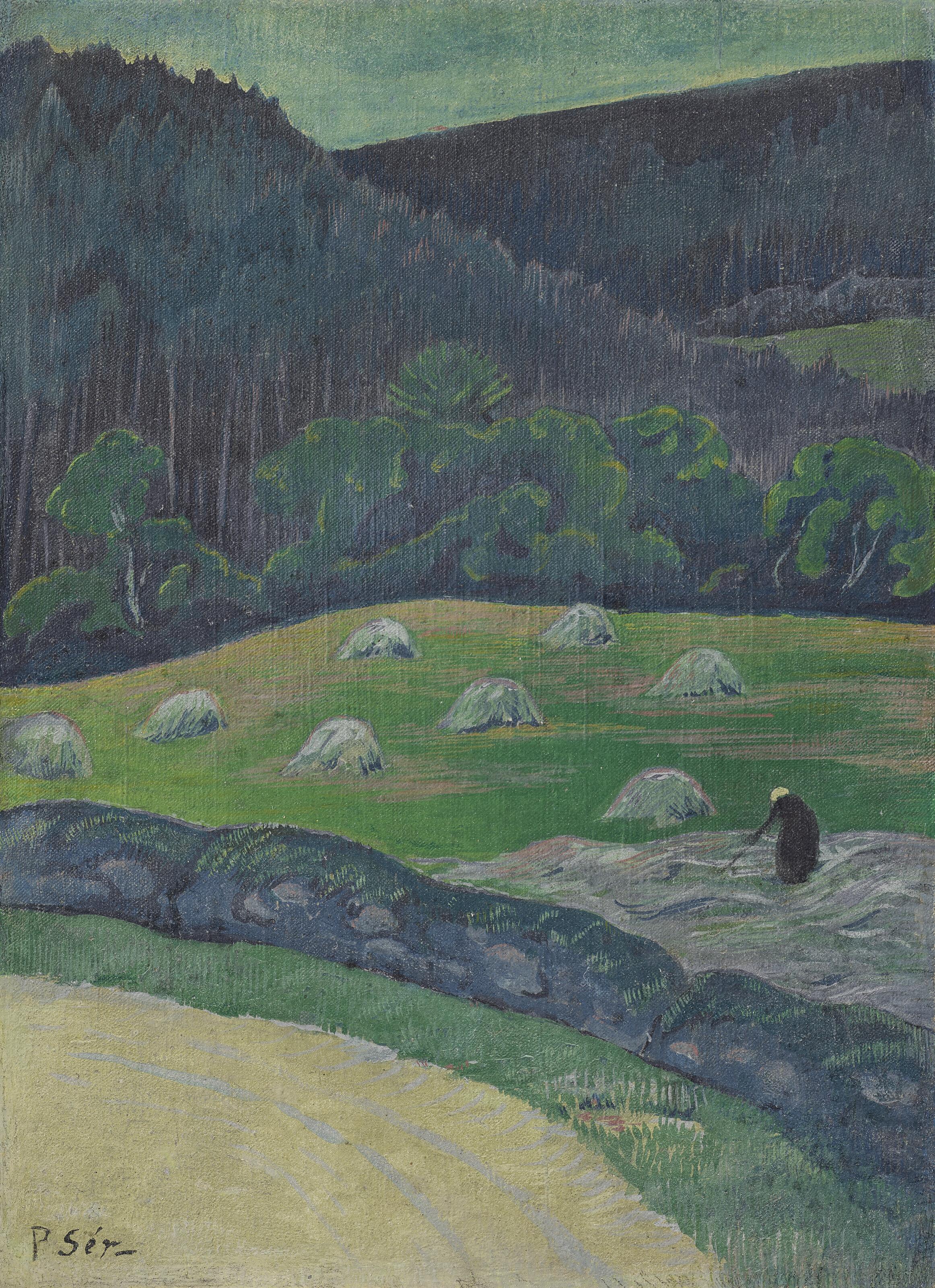 Paul Sérusier - Paysanne aux foins