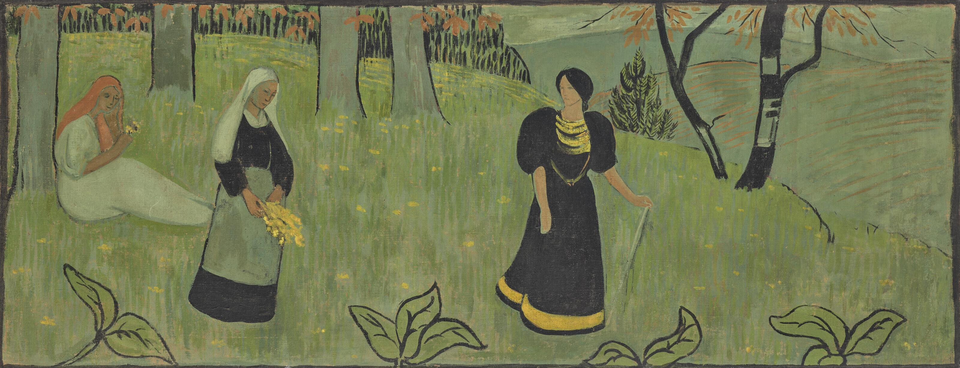 Paul Sérusier - Promenade du Dimanche (Robe Noire)