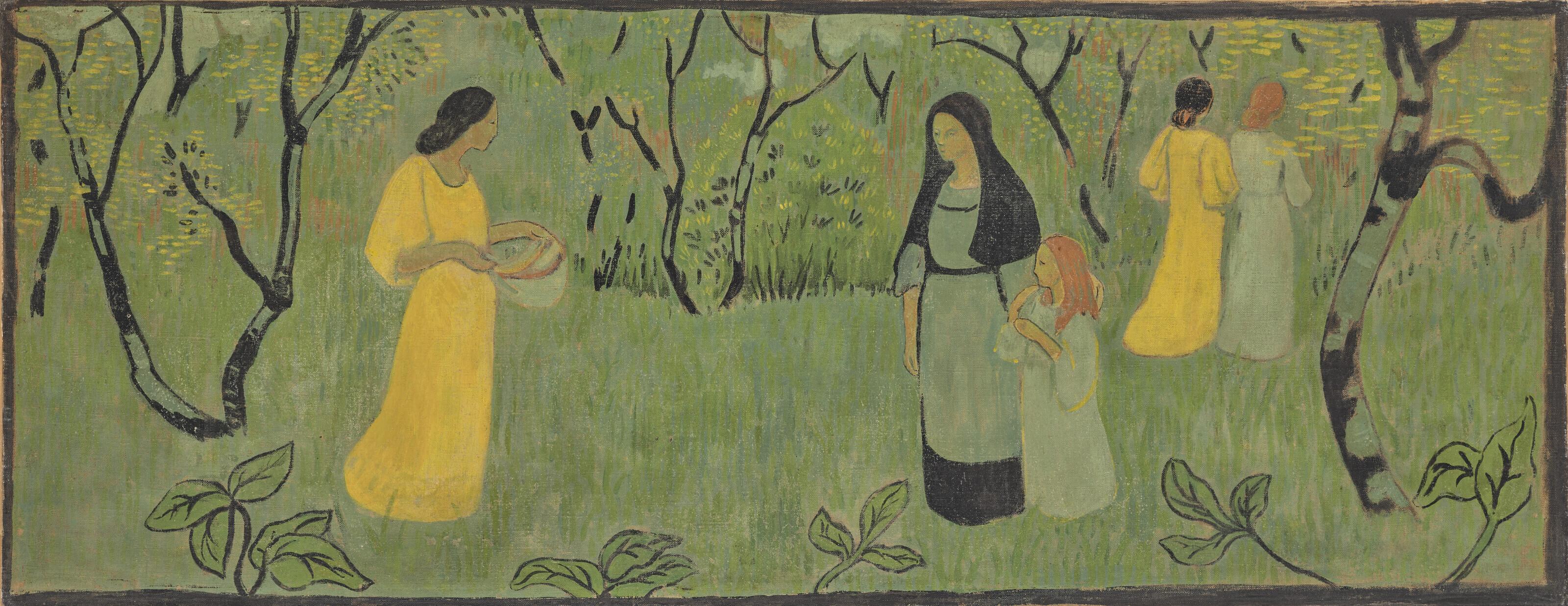 Paul Sérusier - Promenade du Dimanche (Robes Jaunes)