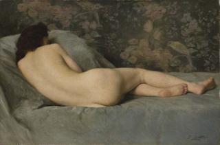 Paul Sieffert - Nu Allongé, Vue de Dos