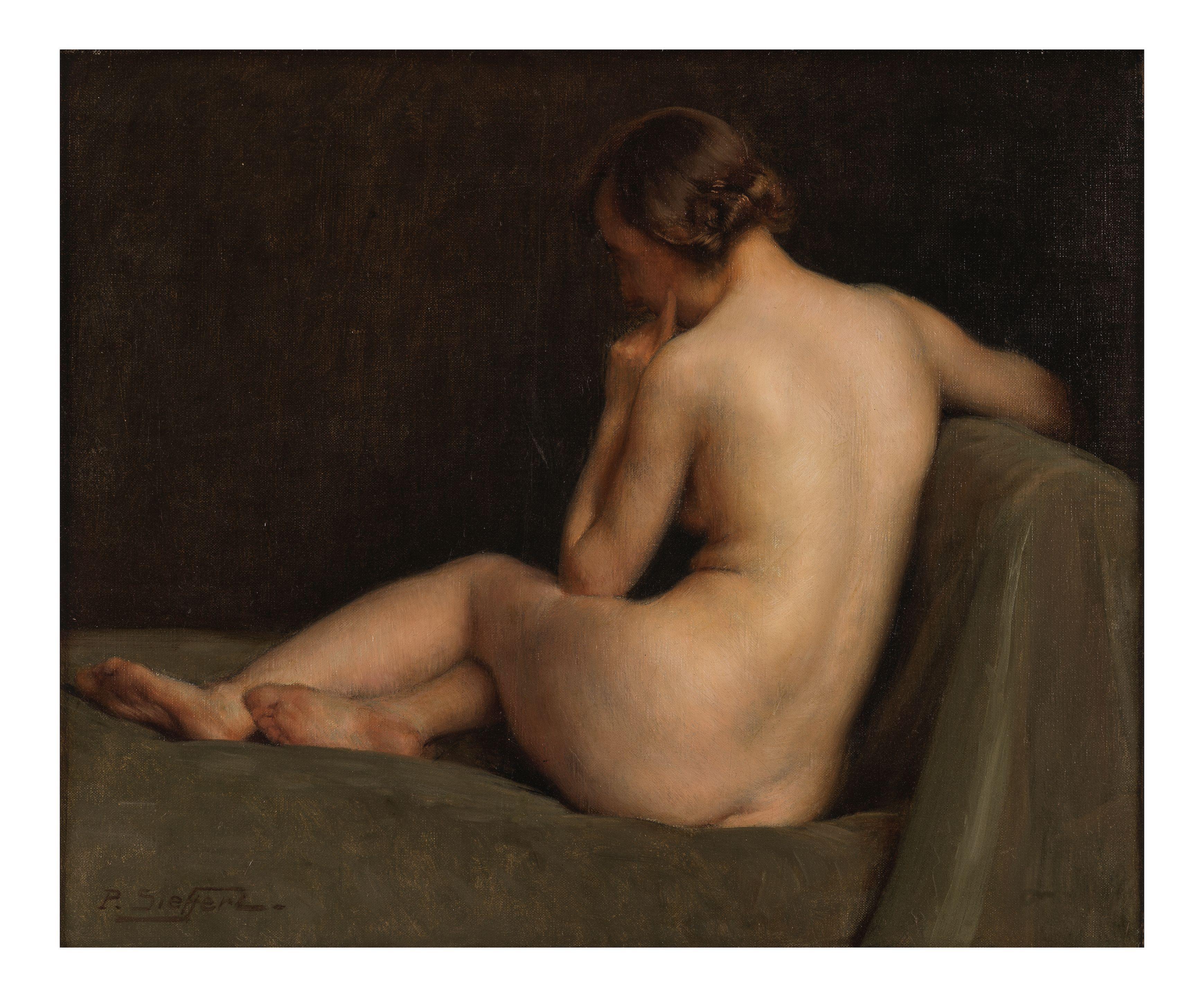 Paul Sieffert - Nu sur le canapé