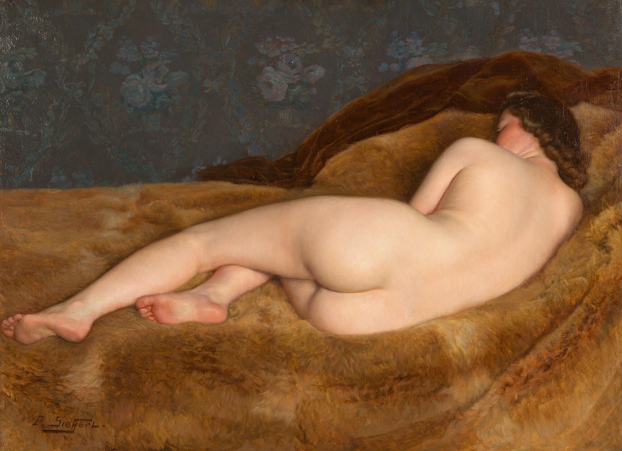 Paul Sieffert - Nue élongée