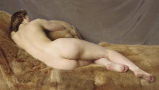 Paul Sieffert - Nue élongée