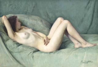 Paul Sieffert - Reclining Nude