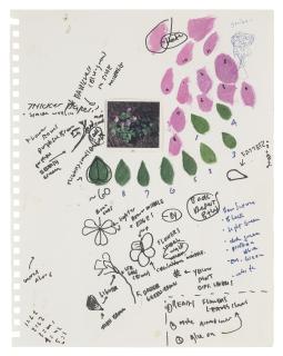 Paul Sietsema - Notebook Page from Untitled (Beautiful Place)